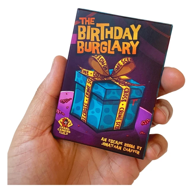 The Birthday Burglary: Holiday Hijinks - Easy Strategy Game for Families - Mini Escape Rooms for Birthdays, Halloween, Valentine's Day, Christmas