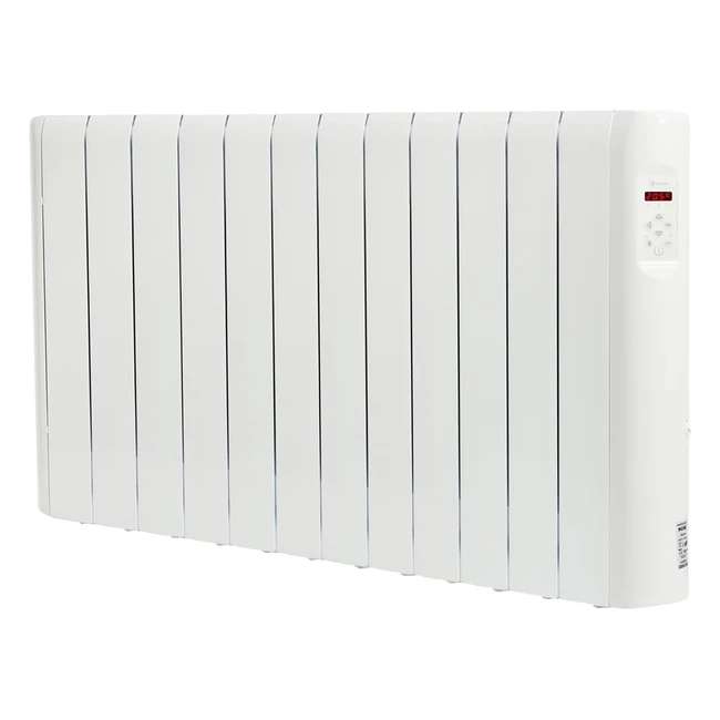 Radiateur électrique Haverland RCE12S - Inertie fluide caloporteur 1800W - Design compact