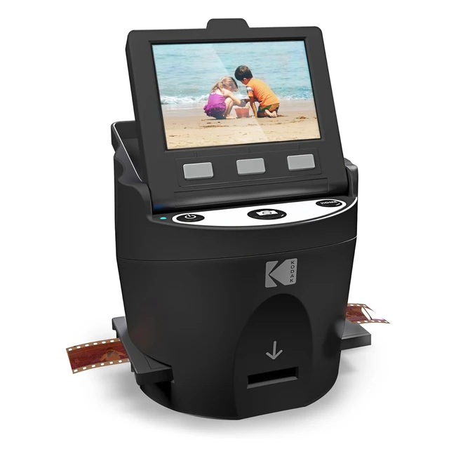 Kodak Scanza Digital Film Scanner - Convert 35mm, 126, 110, Super 8, and 8mm Film to JPEG