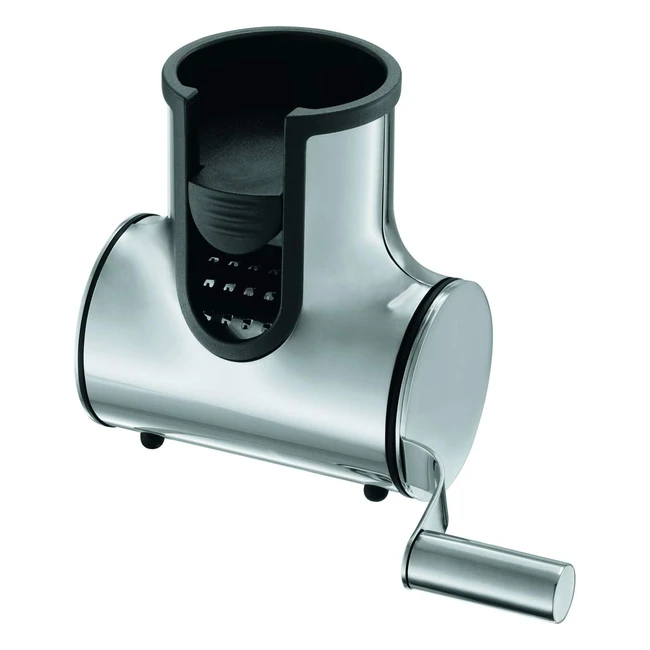 RSLE Käsemühle - Hochwertige Parmesanreibe zum Reiben von Käse und Schokolade - Edelstahl 18/10 - Reibeeinsatz komplett zerlegbar und spülmaschinengeeignet