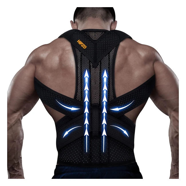 Correttore Postura Uomo Donna Poroso Traspirante Supporto Schiena Completo Regolabile Ergonomica