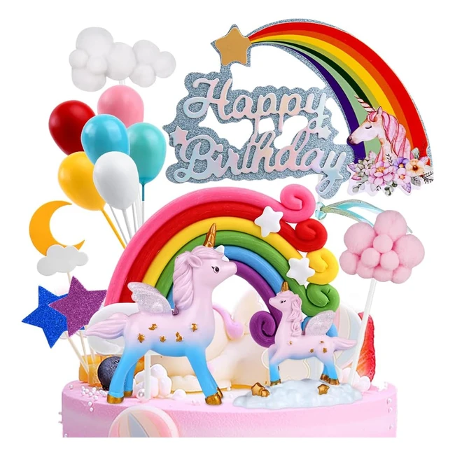 Toppers per torta 15 pezzi, decorazioni torta compleanno - Acquista ora!