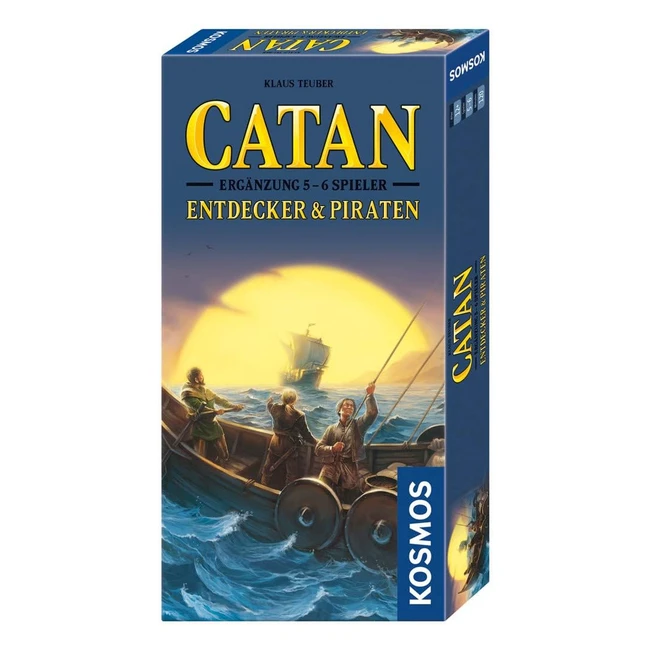 Franckhkosmos Die Siedler von Catan Entdecker Piraten Ergänzung per 5-6 giocatori