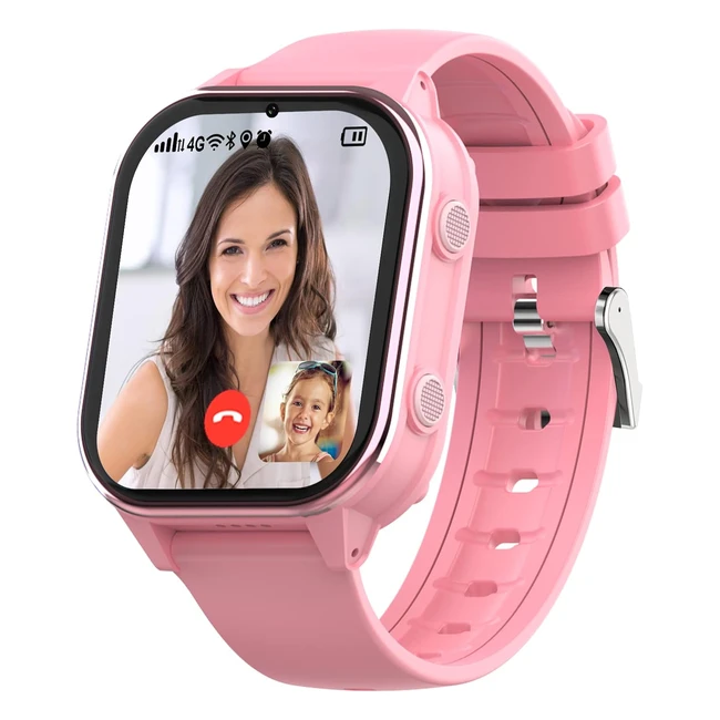 Montre Connectée Enfant 4G - Batterie 900mAh - Appel SOS - GPS - Musique - Alarme - Caméra - Mode École - 512 Garçons Filles