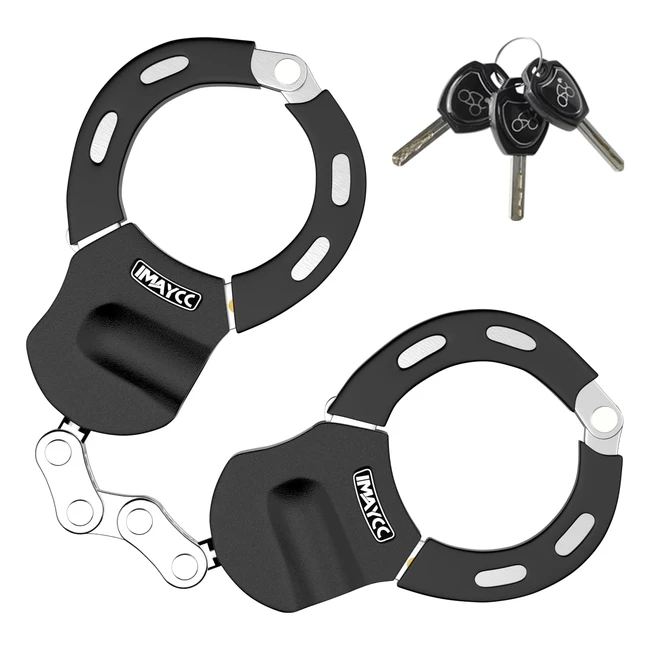 Antivol trotinette electrique Imaycc - Haute sécurité, résistant aux coupures, menotte avec silicone