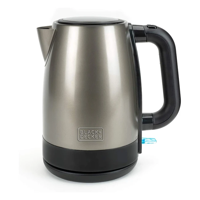 Bouilloire électrique Black+Decker BXKE2201E 2200W 1.7L sans fil inox anti-traces
