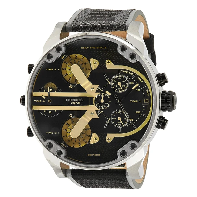 Orologio Diesel Mr Daddy 20 Uomo - Cronografo al Quarzo - Cassa in Acciaio Inossidabile - DZ7429