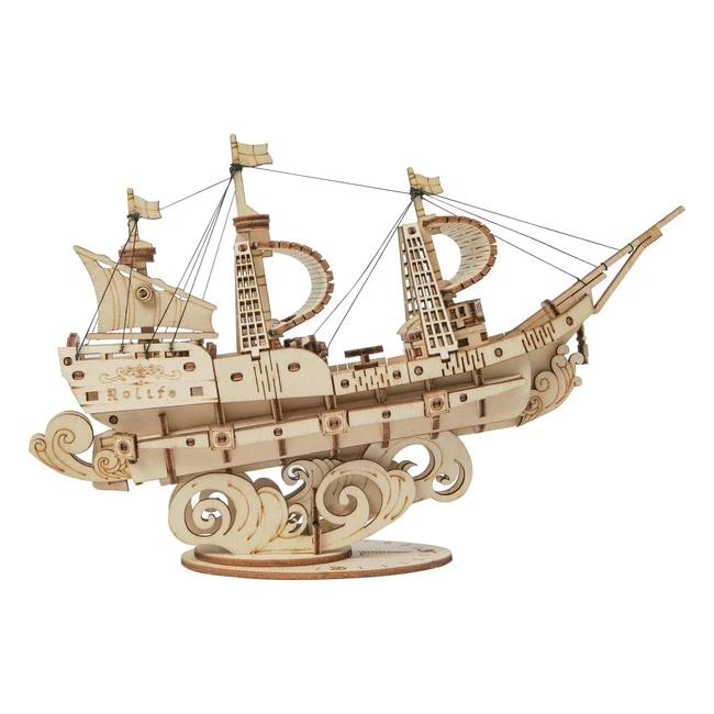 Rolife Puzzle 3D Legno Nave a Vela - Rompicapo Modellismo da Costruire - Decorazioni per Casa - Regalo Donna Uomo TG305