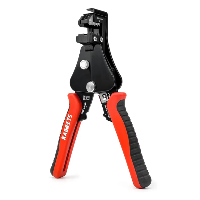 Pelacables automático 3 en 1 Kaiweets - Pelacables ajustable para alambre sólido 818 AWG y alambre trenzado - Alicates de engarce para alambre 1022 AWG