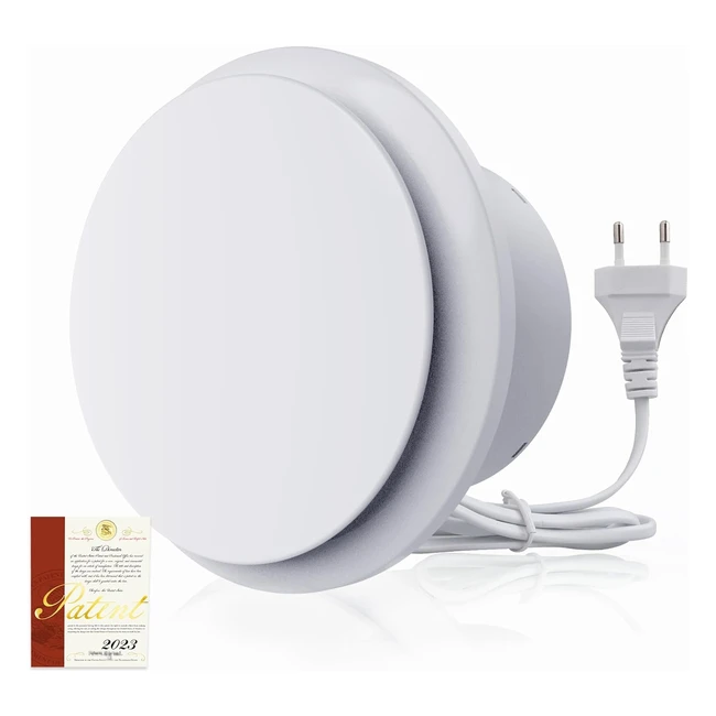 Extracteur d'air 100mm Sbonni 130mh 12W - Silencieux, Fort débit d'air, Économie d'énergie