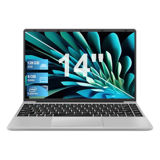 Ordenador Portátil AOCWEI Win 11 14" 6GB RAM 128GB ROM SSD 1TB - WiFi 5G - Bluetooth 4.2