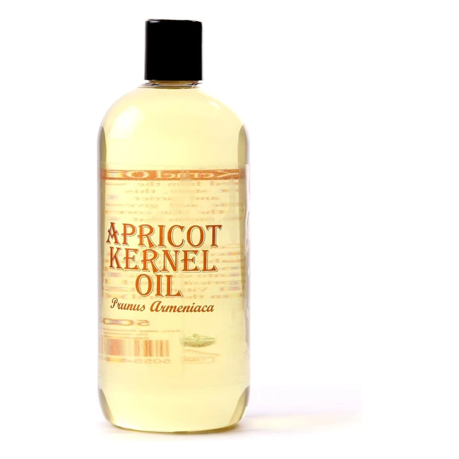 Aceite Portador Hueso Albaricoque 500ml - 100% Puro - Nutritivo y Rico en Vitamina A