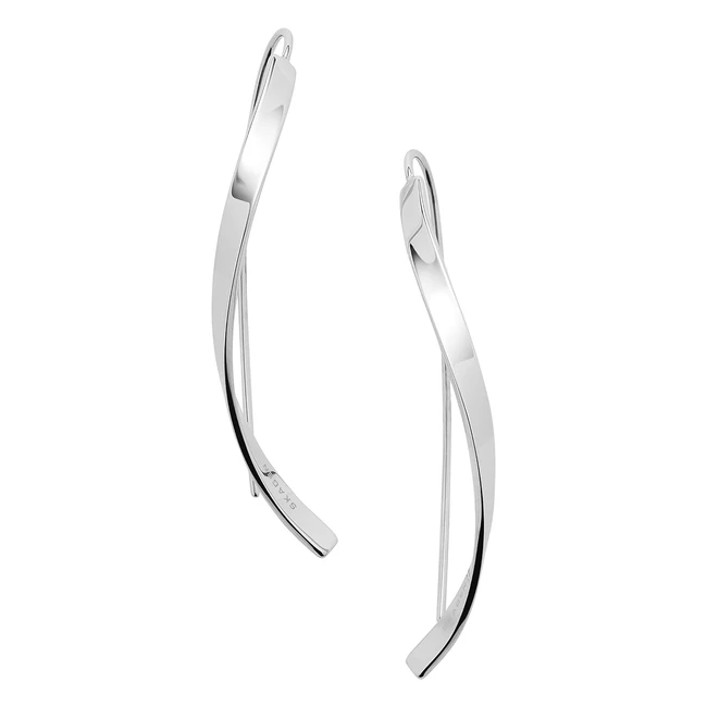 Orecchini Skagen da Donna in Acciaio Inossidabile - Lunghezza Goccia 50mm