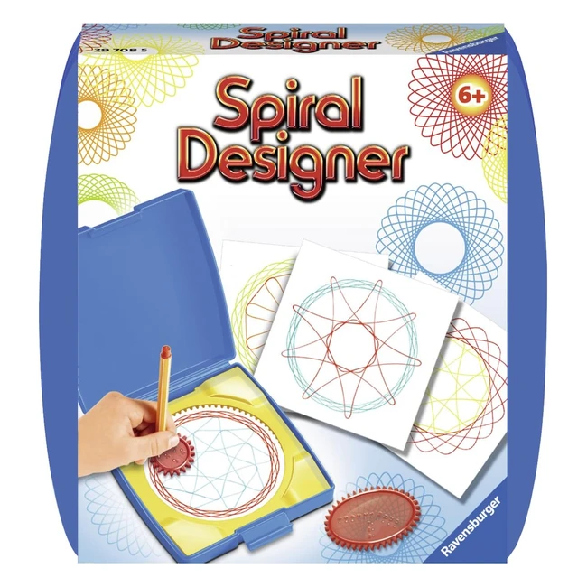 Ravensburger 29708 - Images Spirales Bleu - Idéal pour les déplacements - À partir de 6 ans