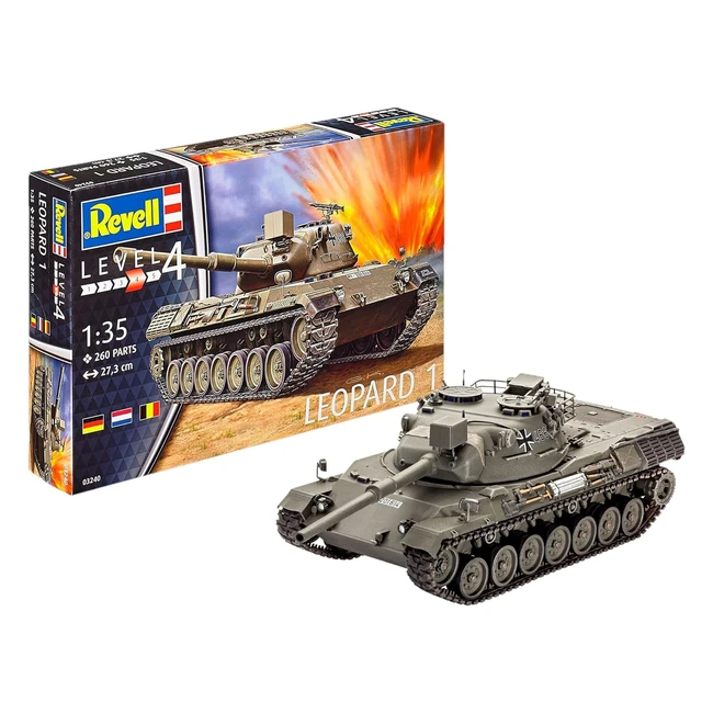 Kit modelo Leopard 1 Revell 03240 - Multicolor