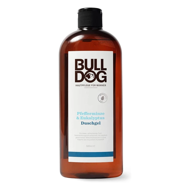 Bulldog Gel Doccia Menta Piperita e Eucalipto Blu - 100% Naturale