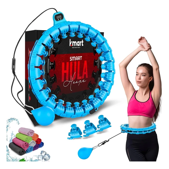 Smart Weighted Hula Hoop mit Massagefunktion - Verbrennen Sie Fett und verbessern Sie Ihre Fitness
