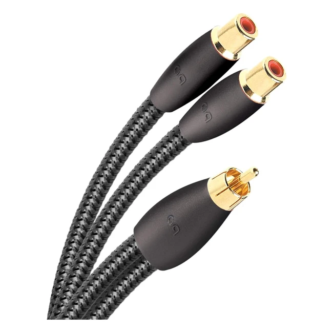 AudioQuest Répartiteur en Y - Câble RCA mâle vers deux RCA femelles de 1524 cm