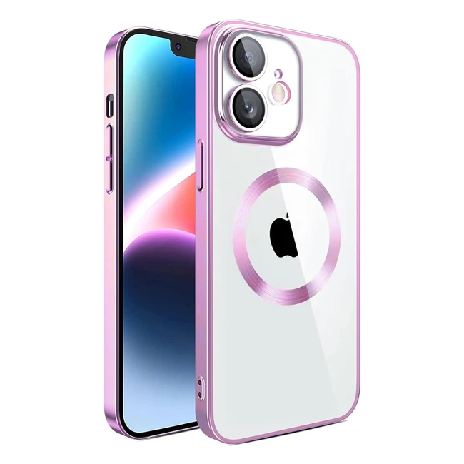 Cover magnetica iPhone 11 - Ricarica wireless Magsafe - Protezione militare - Rosa