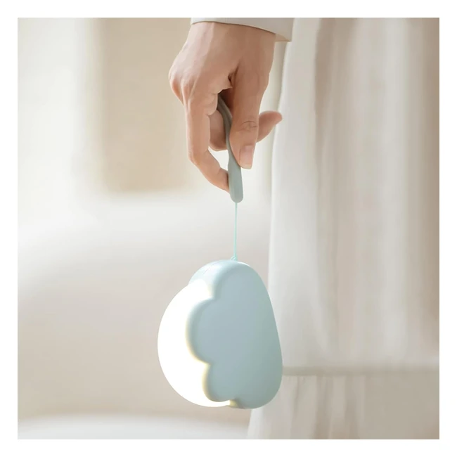 Veilleuse bébé rechargeable - Lampe de nuit nuage nomade - Chambre enfant - Lampe chevet - Cadeau naissance fille garçon