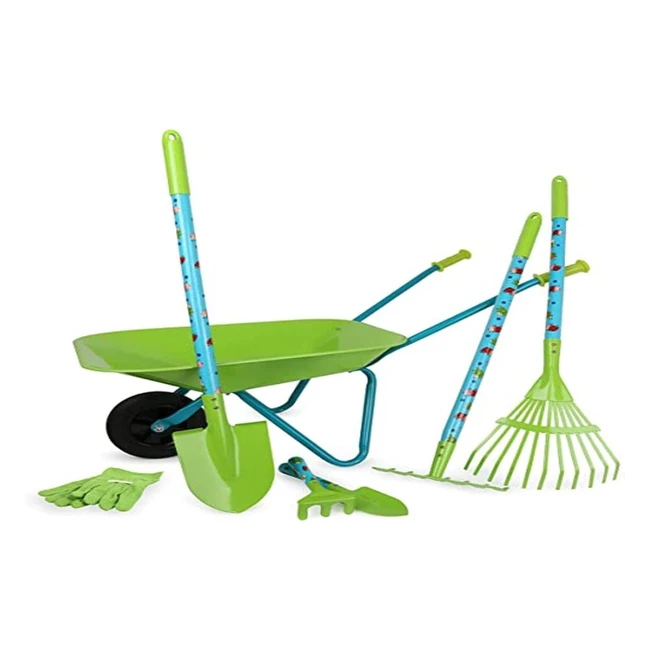 Juego de Jardín Grande de Madera y Metal - Apto para Niños de 3+ años - Small Foot 12014