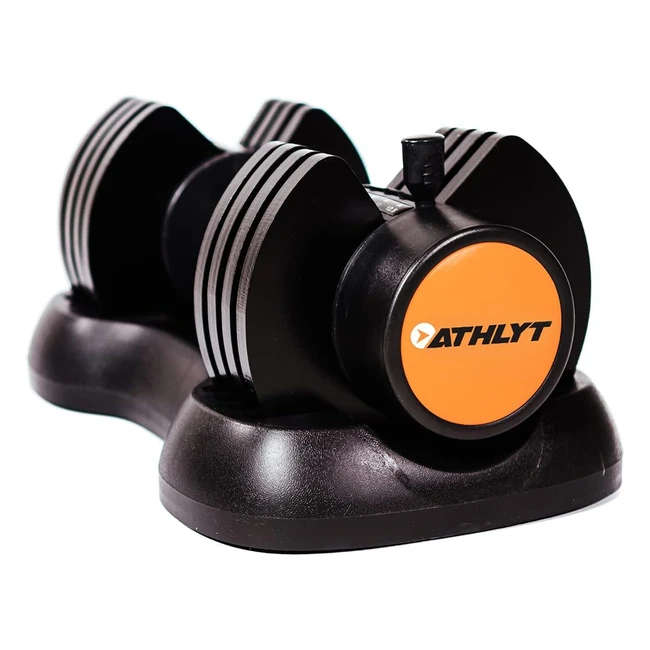 Mancuerna ajustable Athlyt - Peso 25kg-125kg - Ahorra espacio y dinero