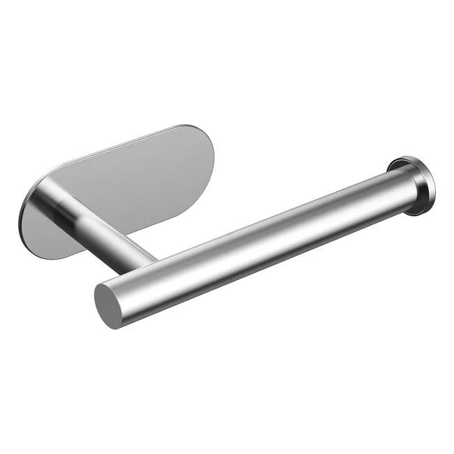 UMI Toilet Roll Holder - Self Adhesive SUS 304 Stainless Steel - Wall Mounted - Waterproof & Rust Resistant