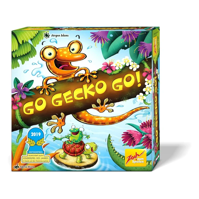 Zoch Go Gecko Go - Gioco da corsa multicolore per tutta la famiglia