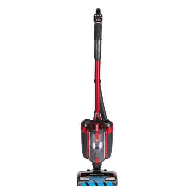 Aspiradora sin cable Shark ICZ300EU, 60 min de autonomía, anti hair wrap, duoclean powered lift away, rojo