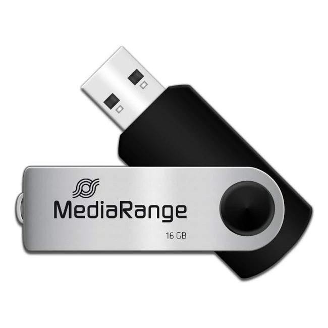 Chiavetta USB MediaRange 16GB - Velocità di trasferimento rapida - Design elegante