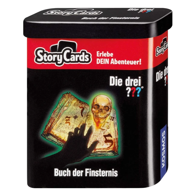 Gioco di carte Die Drei: Buch der Finsternis - Avventura per bambini dai 10 anni