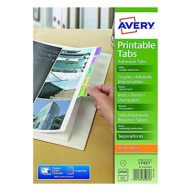 Linguette adesive colori assortiti Avery Italia 5412501 - Confezione 96 - Acquista ora!