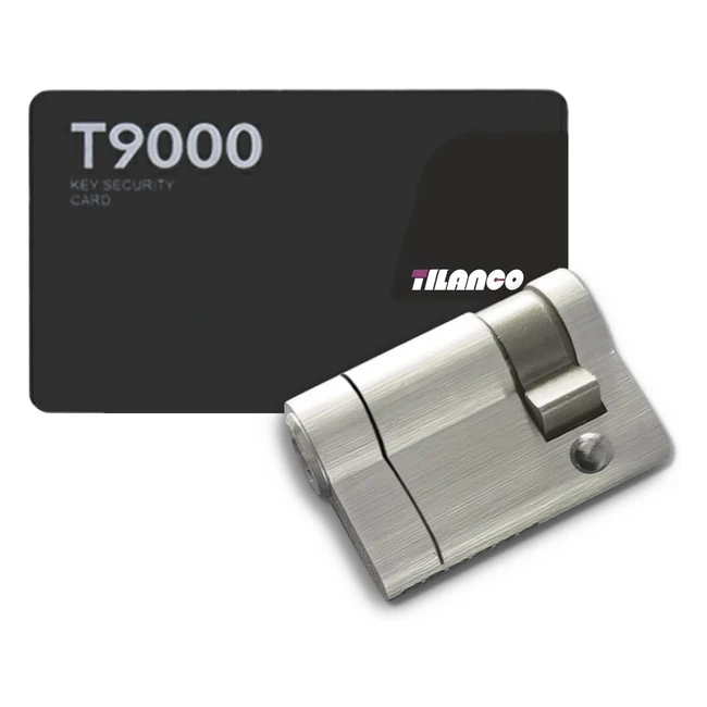 Cylindre de serrure européen 5 clés 3010 mm verrou de sécurité demi-cylindre européen anticasse