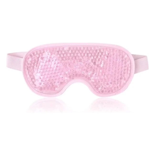Newgo Cooling Eye Mask for Puffy Eyes - Reusable Gel Mask for Migraine Headache, Dark Circles, Dry Eyes - Sinus Pain Relief