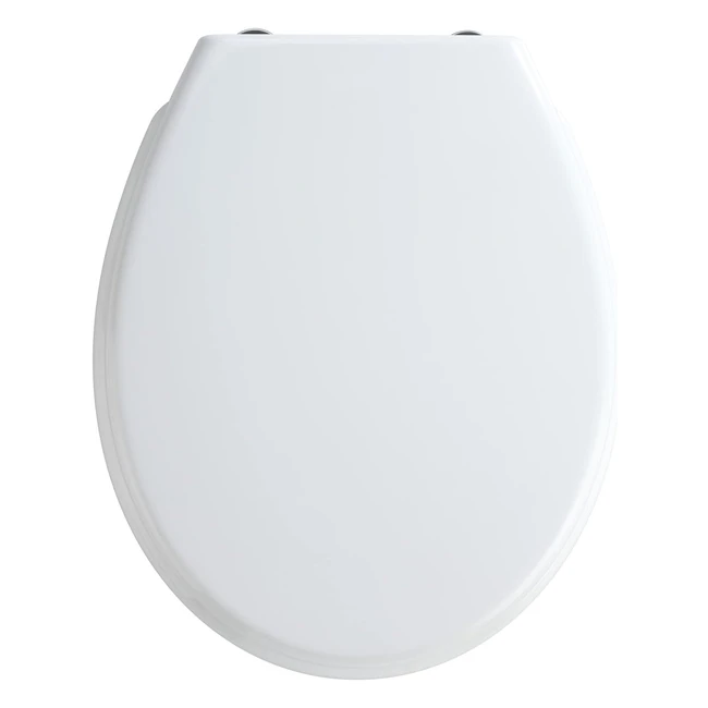 Tapa WC Wenko Bilbao, Descenso Automático, Duroplast, 35x43.5 cm, Blanco