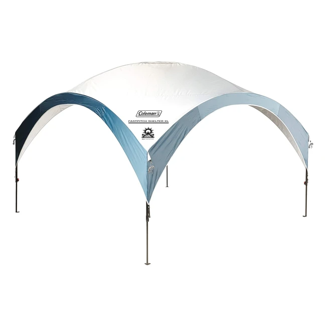 Coleman Gazebo Fastpitch XL - Sturdy Steel Construction - SPF 50 - Portable Sun Shelter