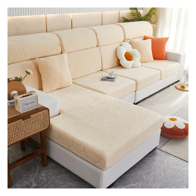 Funda Sofá Ajustable 3 2 1 Plazas Chaise Longue - Resistente al Desgaste - Protector Universal