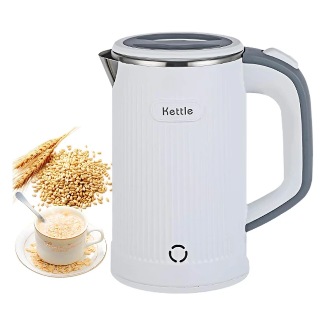 08l Electric Kettle - Fast Boil, Portable, Energy Efficient - White