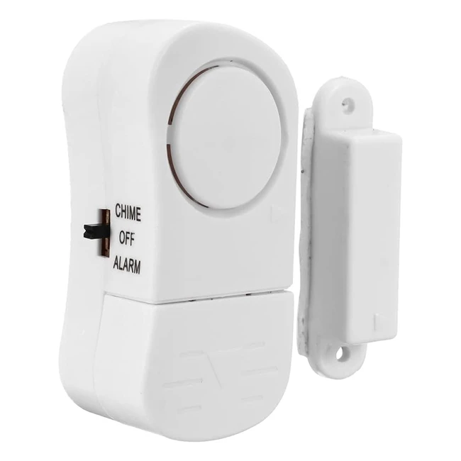 Alarme sans fil Electraline 58400 pour portes et fenêtres - Blanc