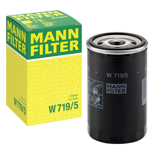 Filtro olio Mannfilter W 7195 per auto e veicoli commerciali - Alta qualità e prestazioni di filtrazione