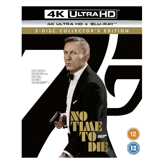 No Time to Die James Bond 4K UltraHD BluRay Region Free - Buy Now!