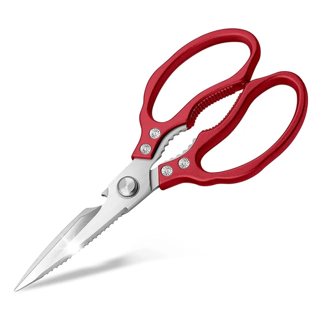 Tijeras de Cocina Multifunción - Acero Inoxidable - Resistentes y Afiladas - Para Aves, Carne, Pescado, Barbacoa