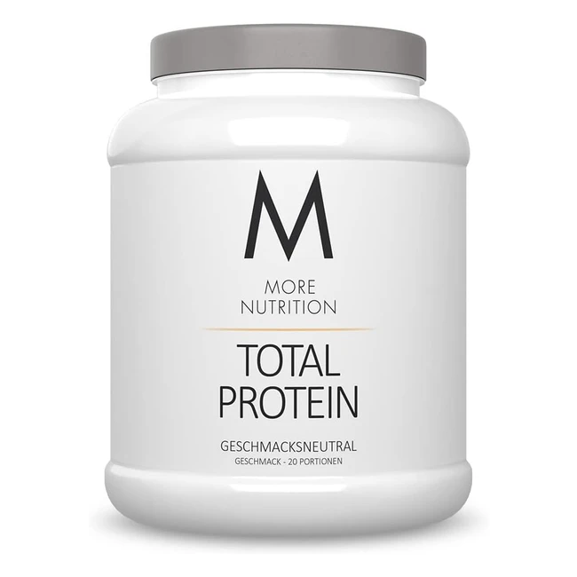 more nutrition total protein geschmacksneutral 600g - Muskelaufbau & Muskelabbau vorbeugen