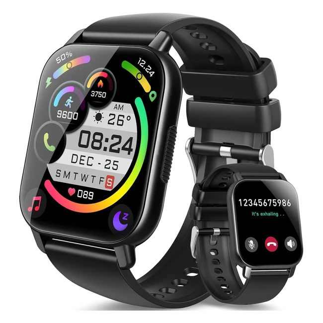 Smart Watch for Men Women - Answer Calls, HD Touch Screen, 112 Sport Modes - IP68 Waterproof