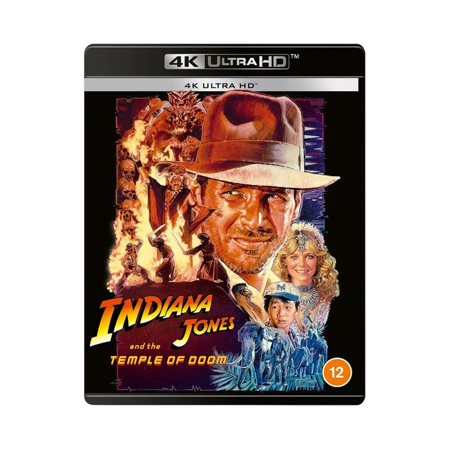 Indiana Jones y el Templo Maldito 4K UHD Blu-ray Región ABC - ¡Envío Gratis!