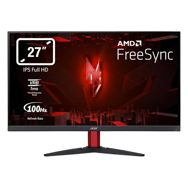 Monitor Gaming Acer Nitro KG272EBMIIFX 27'' IPS Full HD 100 Hz 1 ms VRB FreeSync