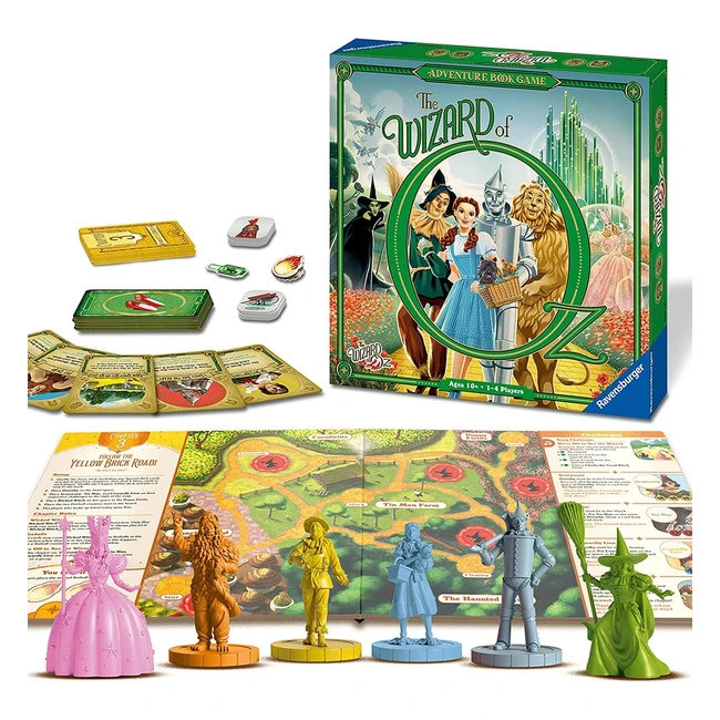 Ravensburger Wizard of Oz Adventure Book - Family Strategy Board Game