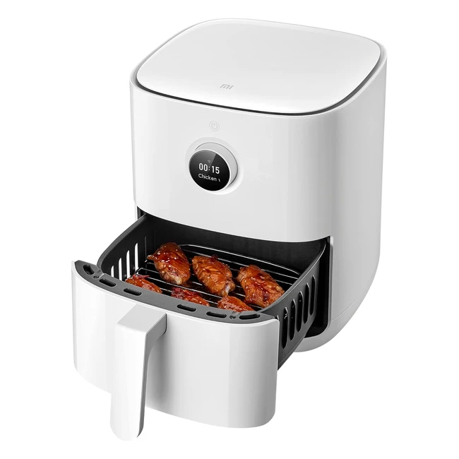 Xiaomi Mi Smart Air Fryer 35L Heiluftfritteuse mit OLED Display - 1500W - 35 Liter - 40-200°C Timerfunktion - Splmaschinenfest - Google Assistant kompatibel