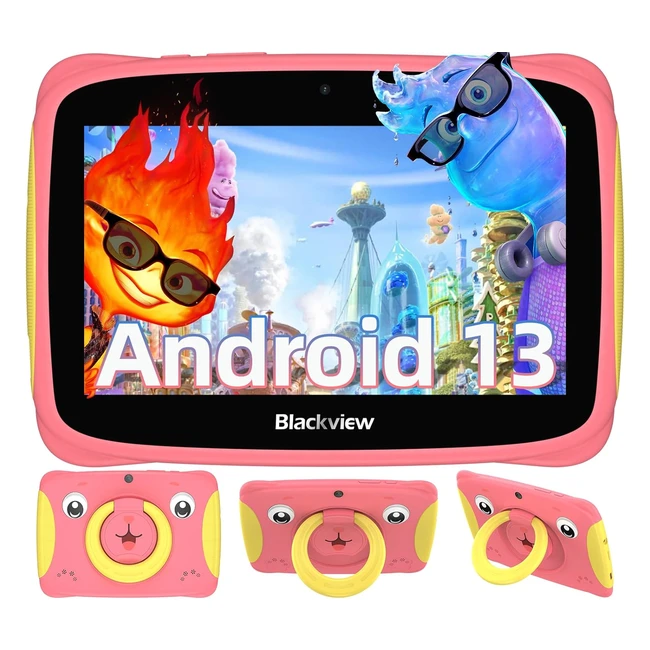 Tableta Blackview 7 pulgadas 2023 Tab 3 Kids 4GB/22RAM 32GB ROM - Android 13 - 3280mAh - Portátil - Control Parental - Pantalla Táctil - Modo Ebook - 2.4G WiFi