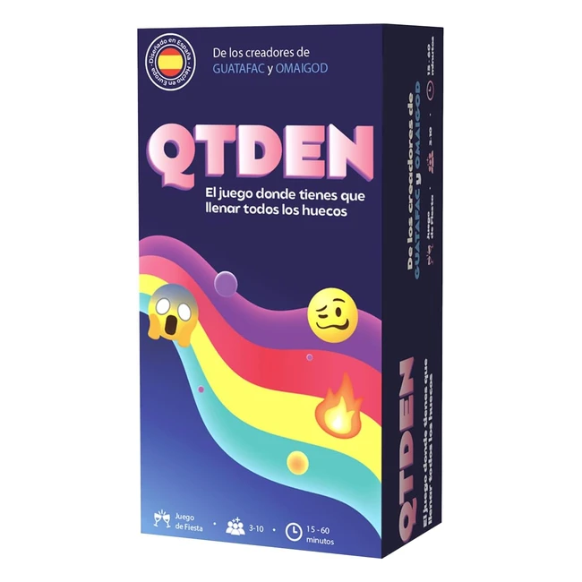 Guatafac QTDen - Juegos de Mesa - ¡El juego de fiesta que lo está partiendo! ¡Diversión y risas! Idea regalo